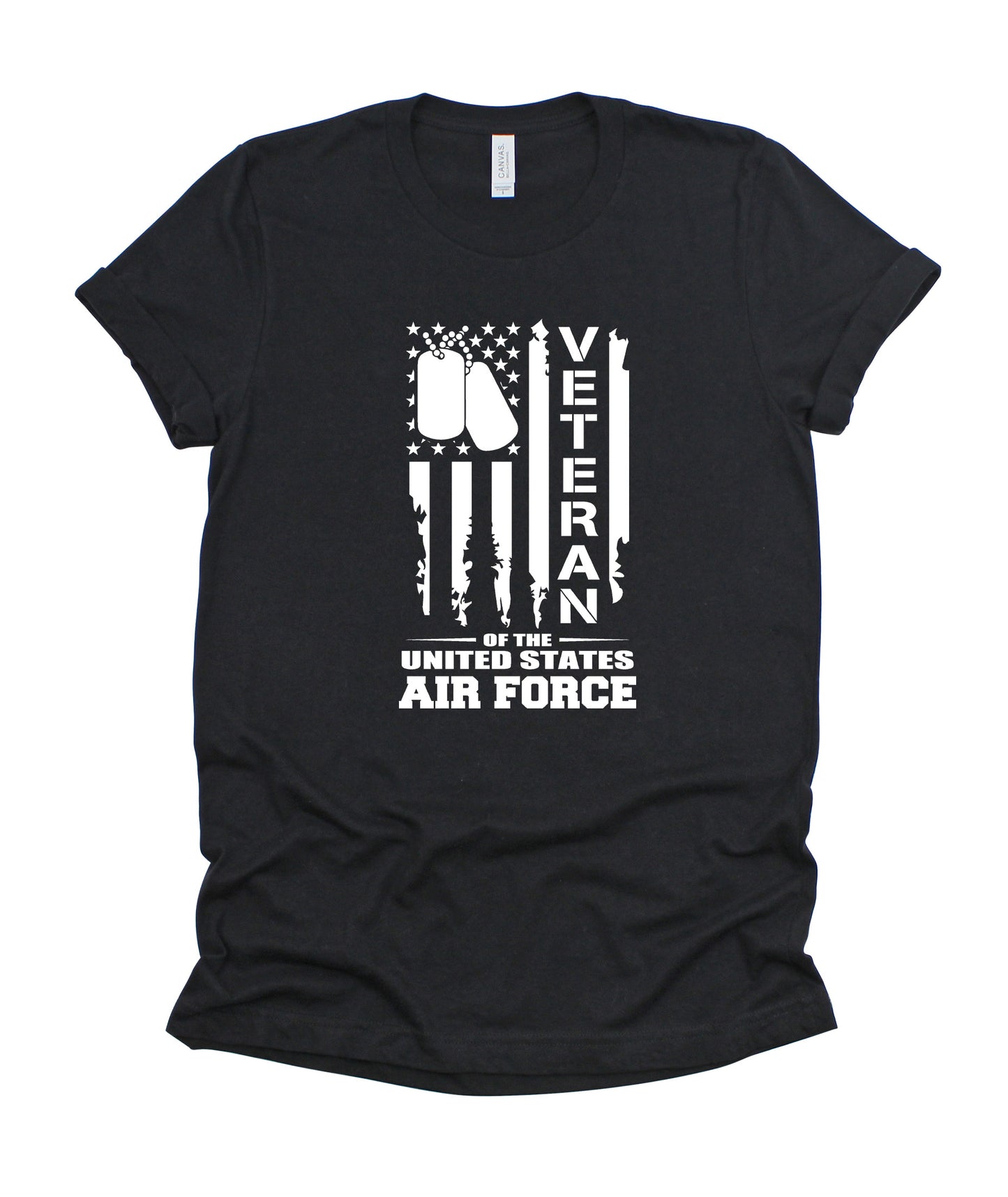Veteran Air Force Bella+Canvas Premium Graphic Tee