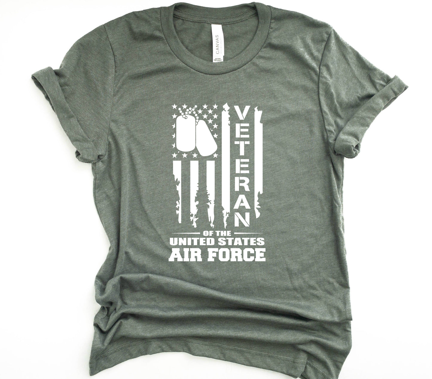 Veteran Air Force Bella+Canvas Premium Graphic Tee
