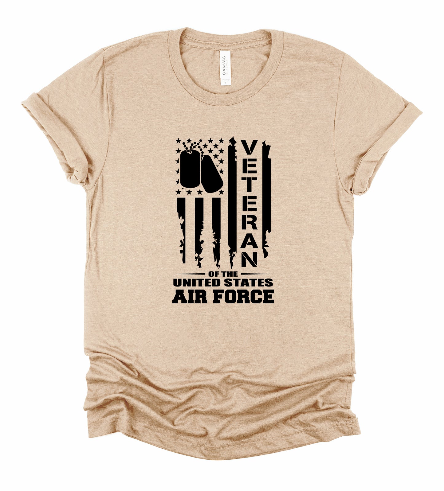 Veteran Air Force Bella+Canvas Premium Graphic Tee