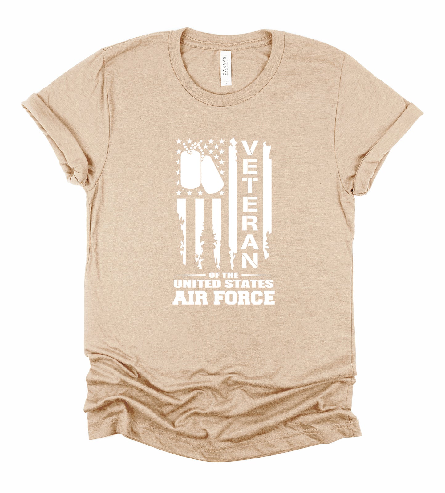 Veteran Air Force Bella+Canvas Premium Graphic Tee