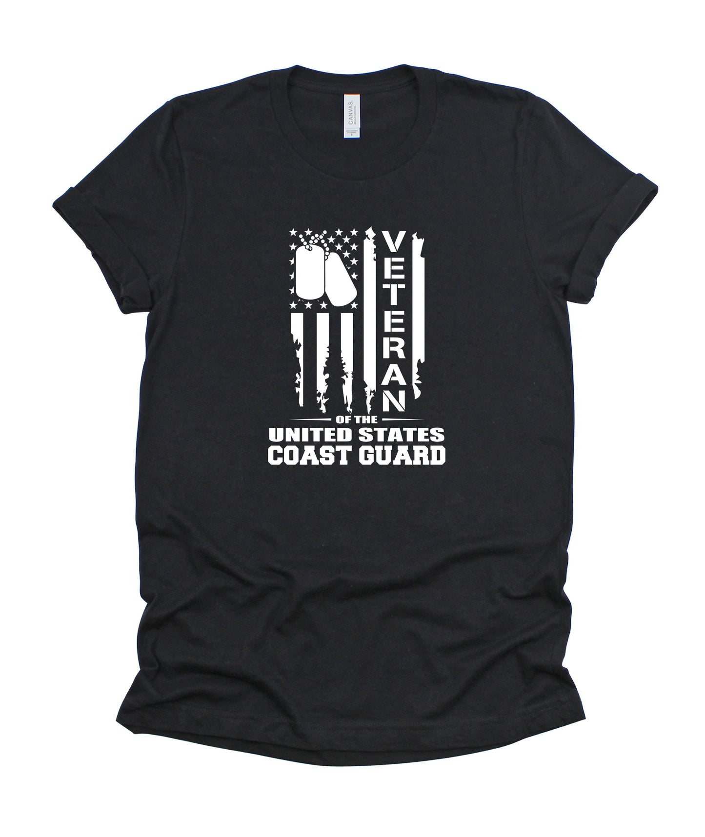 Veteran Coast Guard Bella+Canvas Premium Graphic Tee