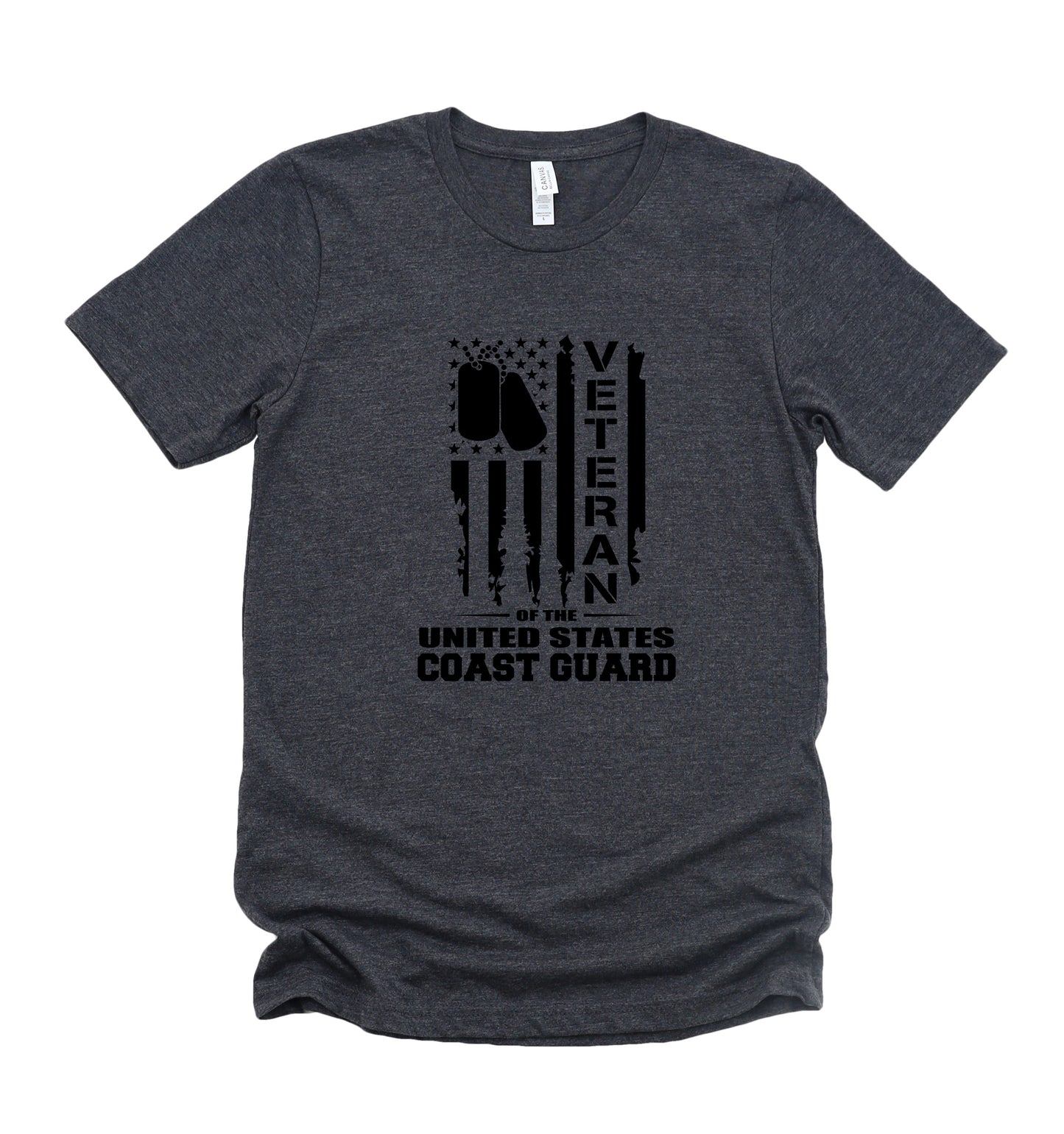 Veteran Coast Guard Bella+Canvas Premium Graphic Tee