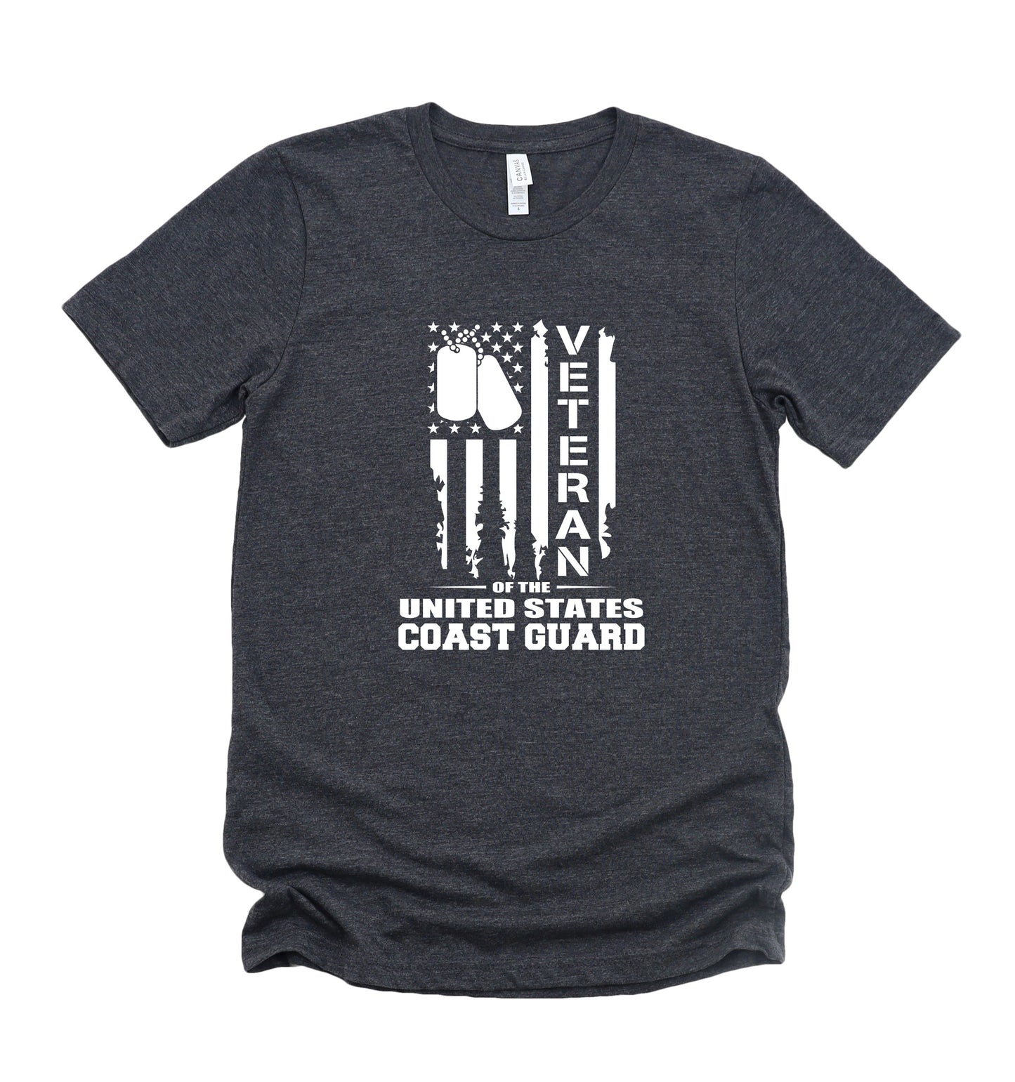 Veteran Coast Guard Bella+Canvas Premium Graphic Tee