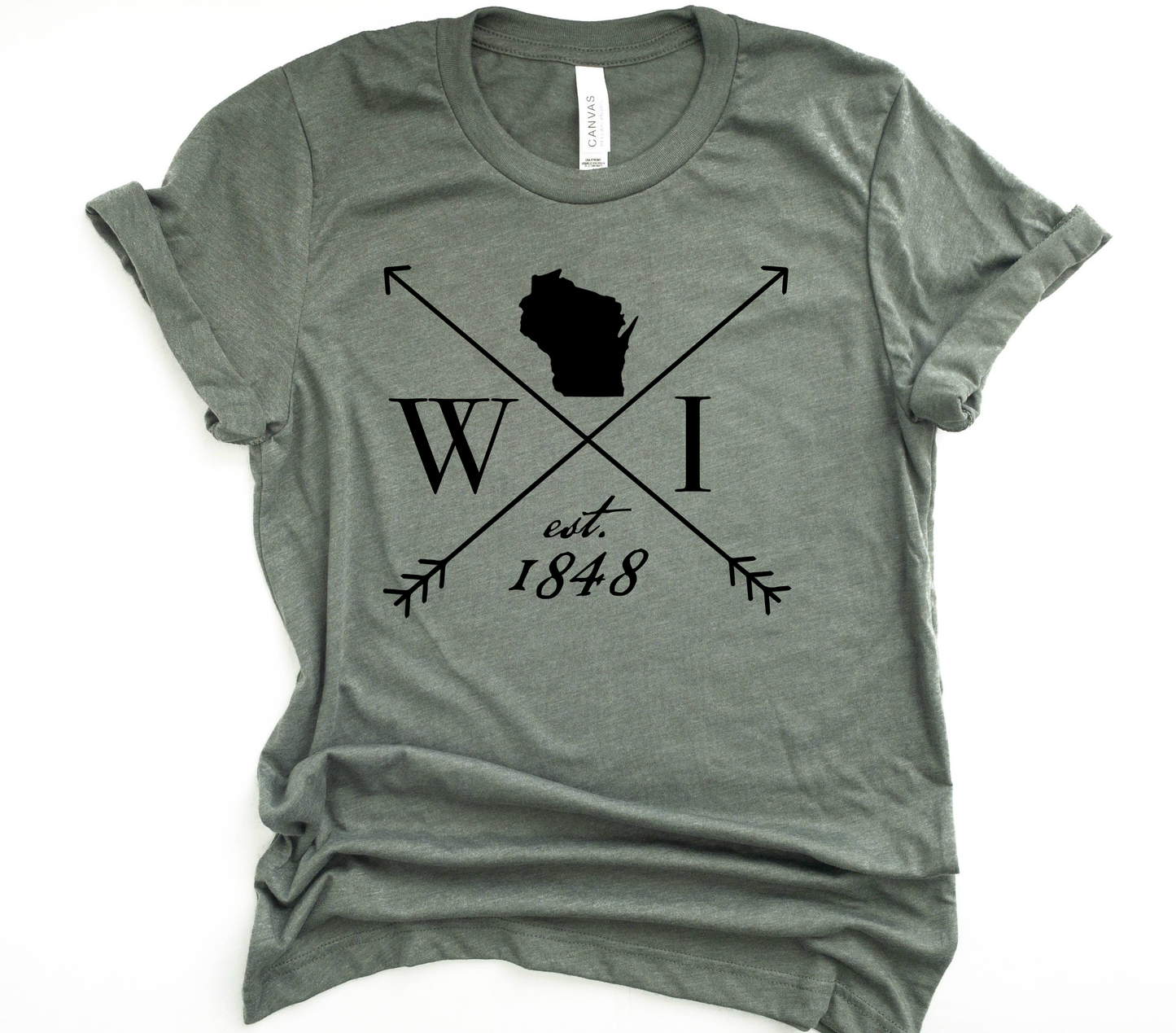 Customizable State est. Bella+Canvas Premium Graphic Tee