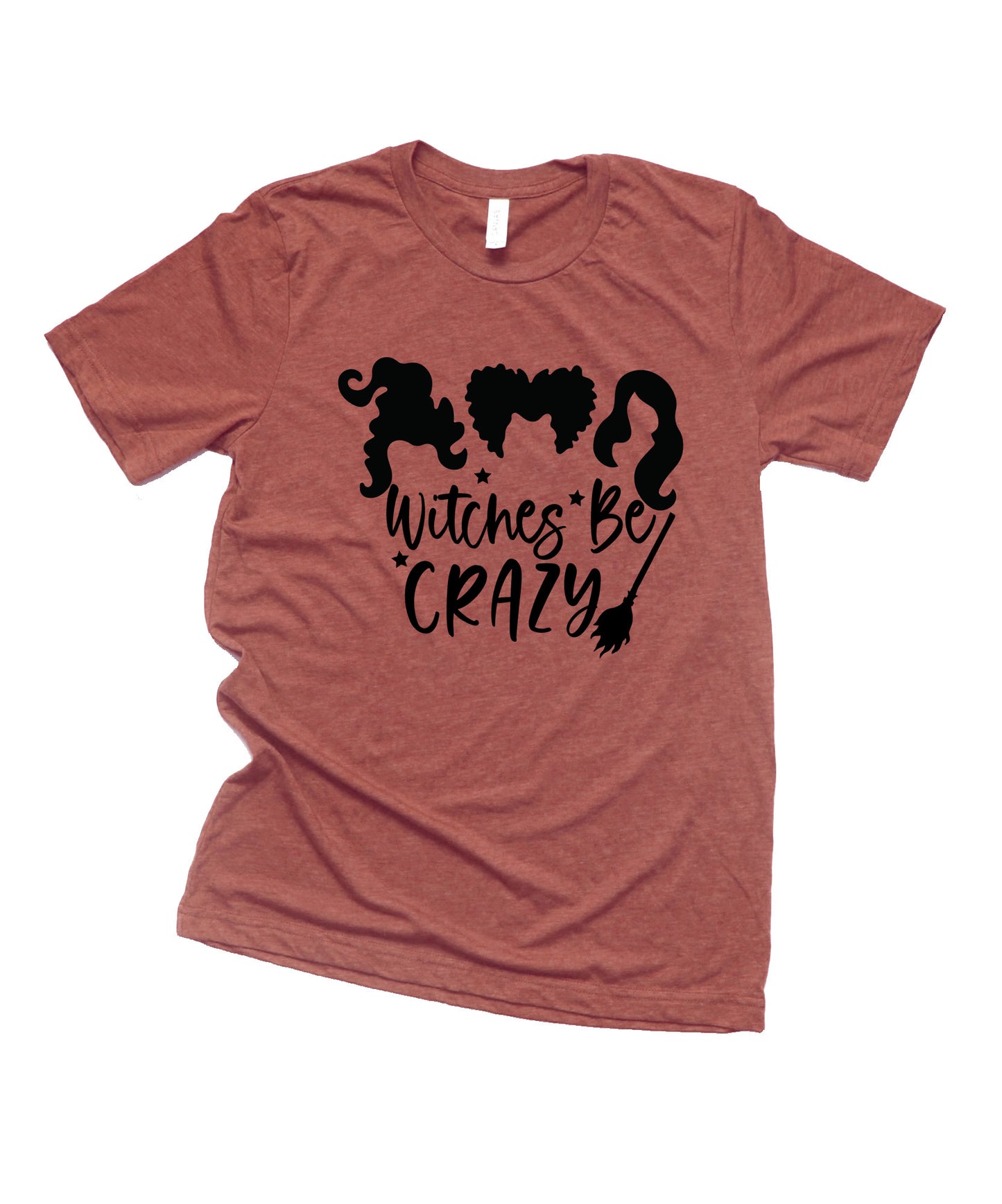 Witches Be Crazy Halloween Collection Bella+Canvas Premium Graphic Tee