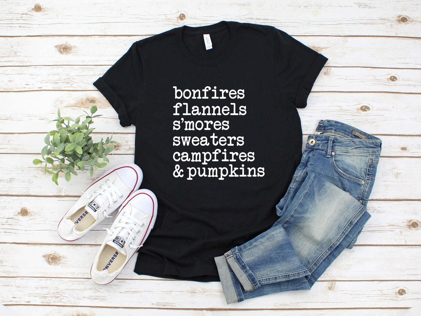 All the Fall Things Fall Collection Bella+Canvas Premium Graphic Tee