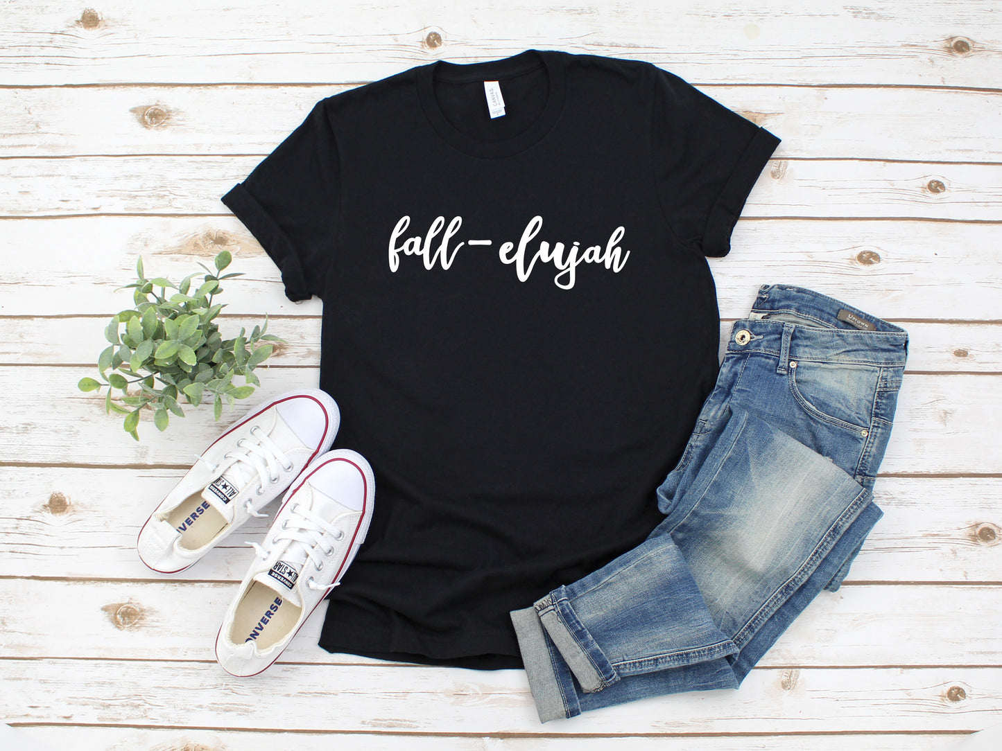 fall-elujah Bella+Canvas Premium Graphic Tee