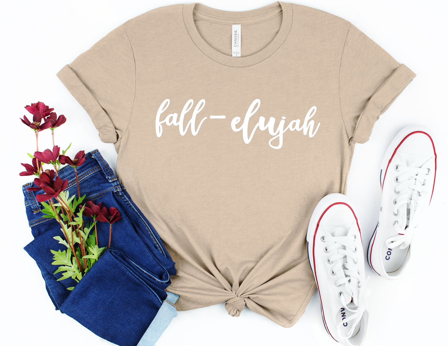 fall-elujah Bella+Canvas Premium Graphic Tee