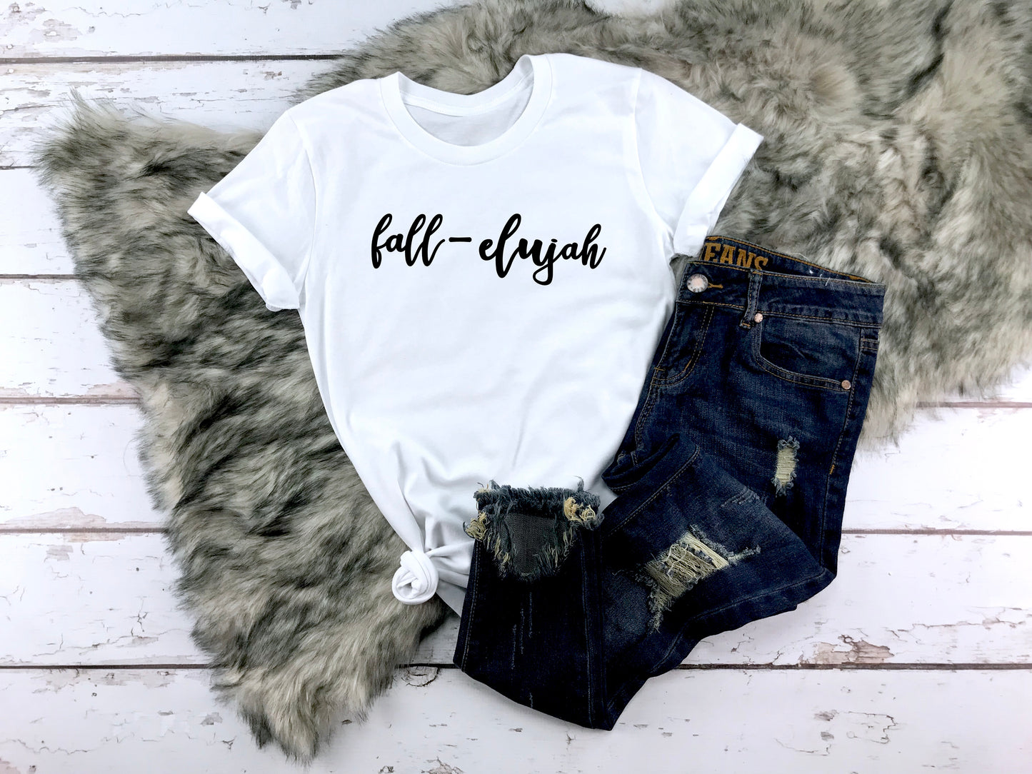 fall-elujah Bella+Canvas Premium Graphic Tee