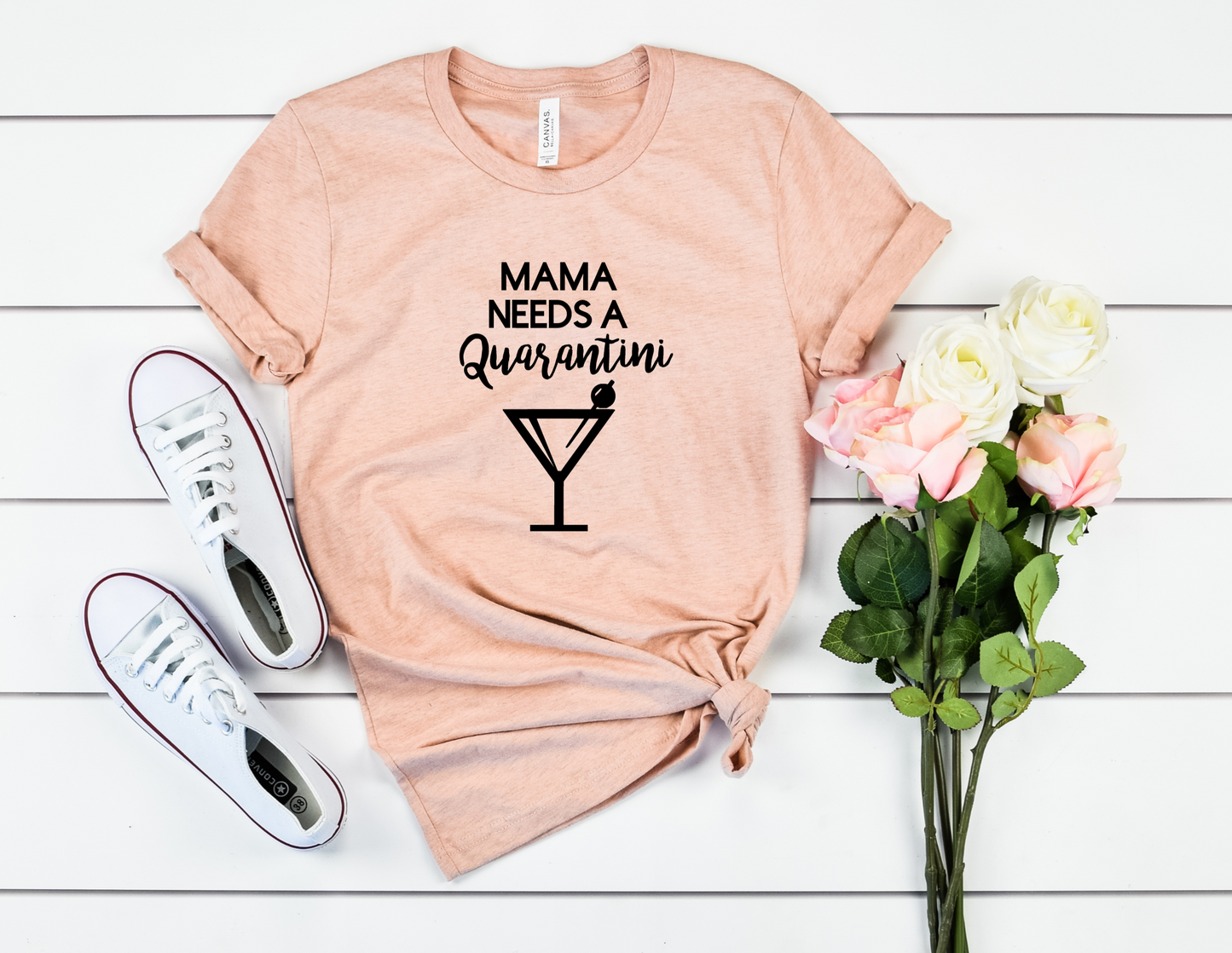 MAMA NEEDS A Quarantini Bella+Canvas Premium Graphic Tee