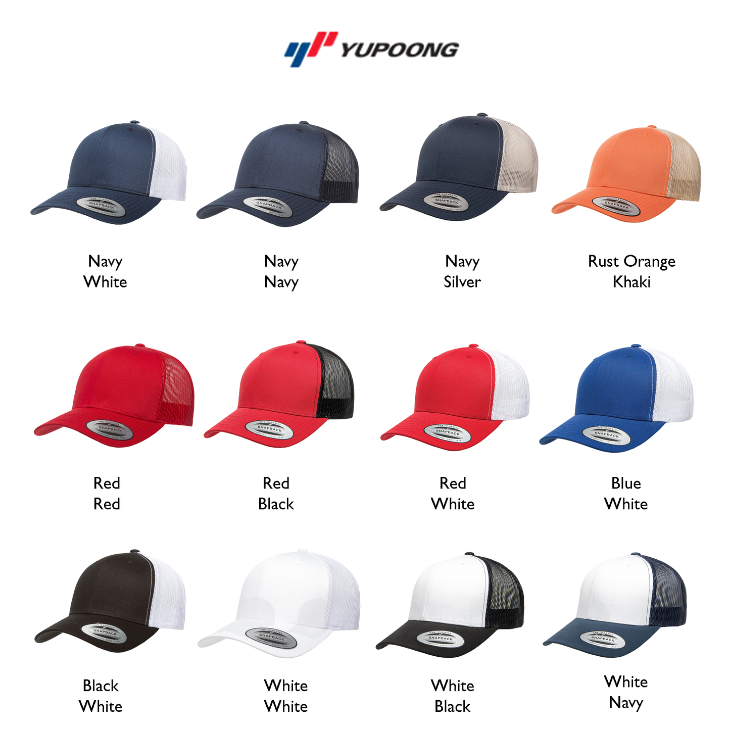 Stars and Stripes Snapback Trucker Hat