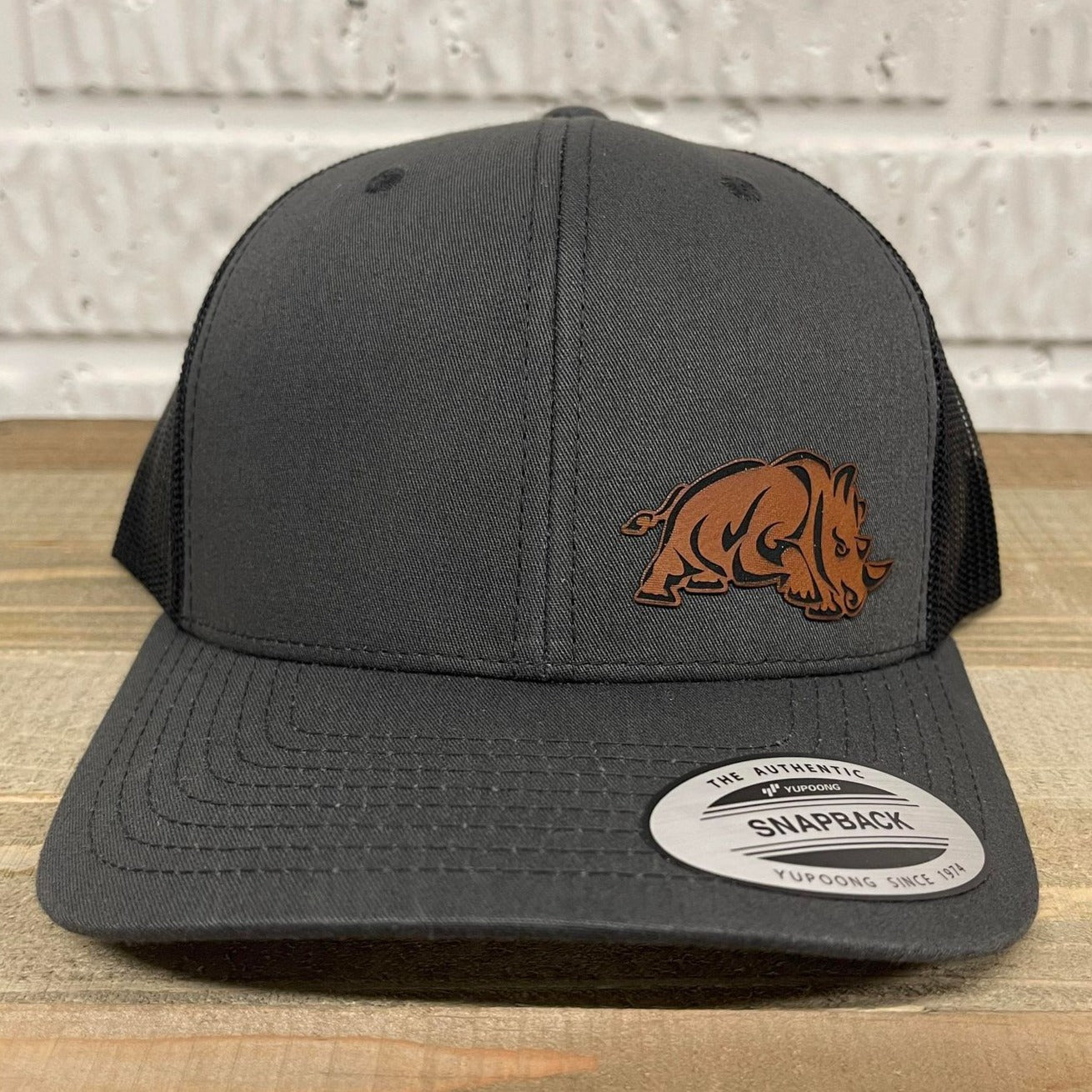Black Rhino Snapback Trucker Hat