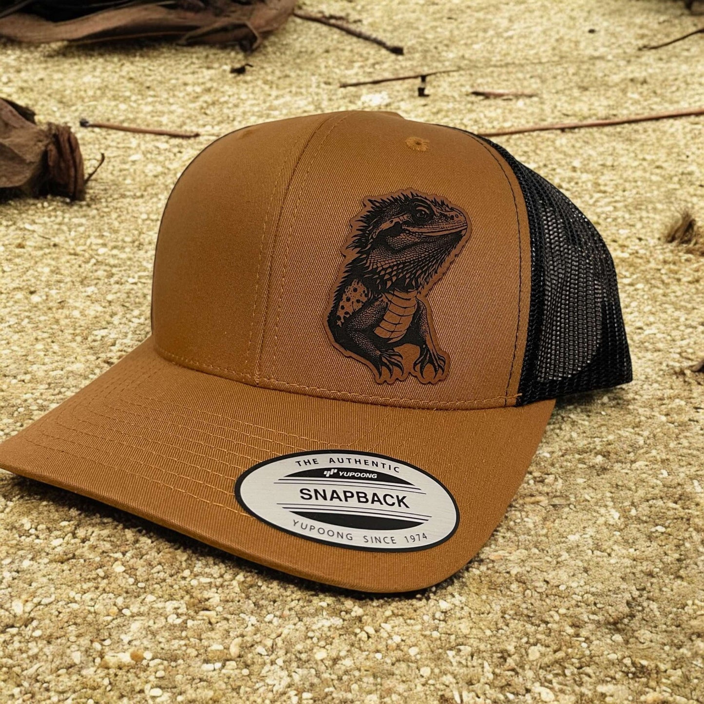 Bearded Dragon Snapback Trucker Hat