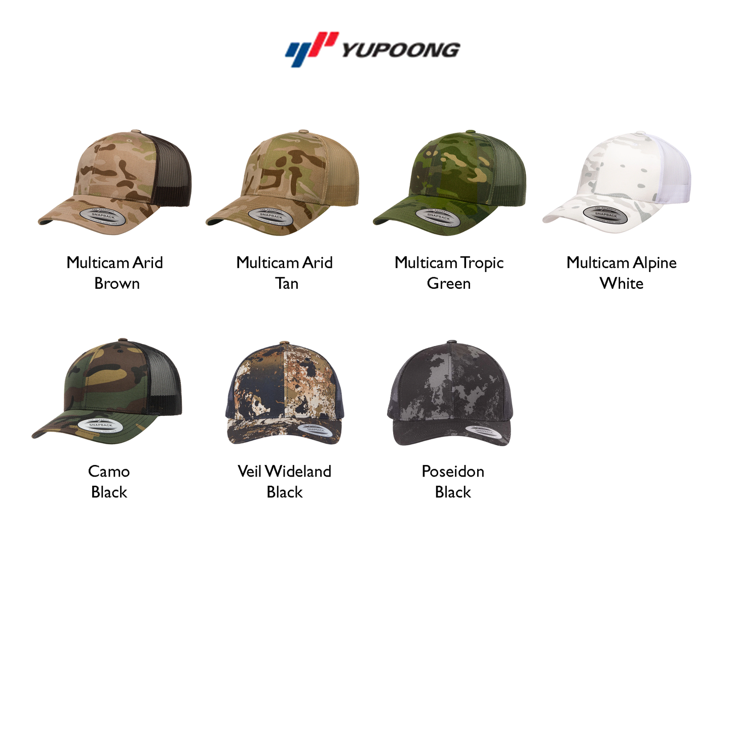 Fort Benning Army Snapback Trucker Hat