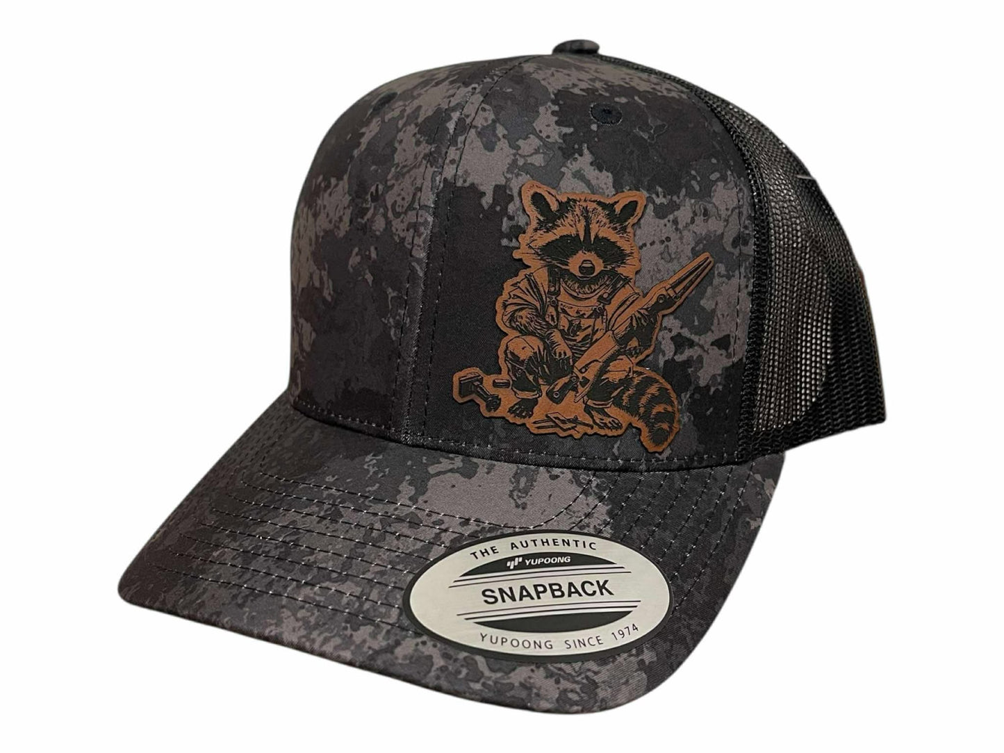 Orbital Outlaw Racoon Rocket Snapback Trucker Hat