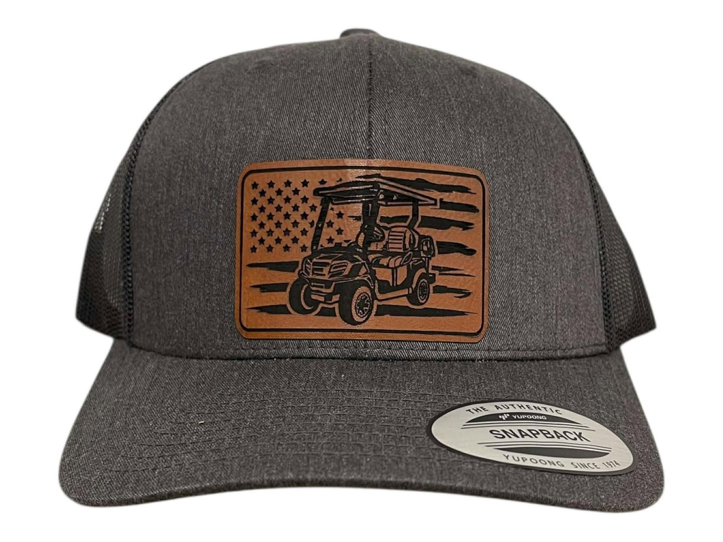 Golf Cart Snapback Trucker Hat