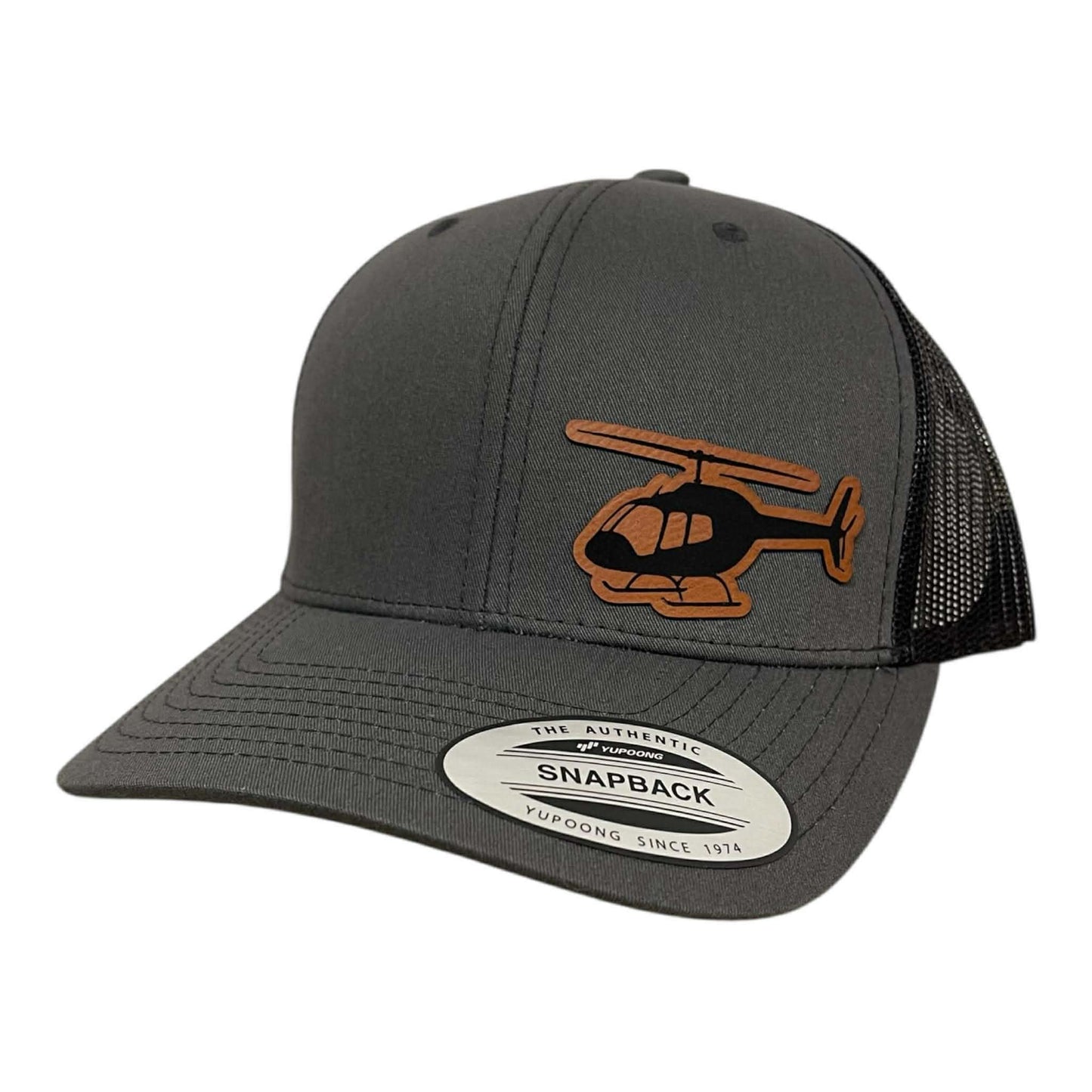 Bell 505 Jet Ranger X Helicopter Snapback Trucker Hat