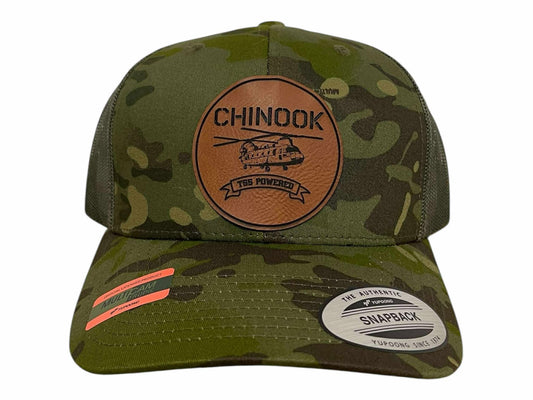 Chinook T55 Powered CH-47 Snapback Trucker Hat