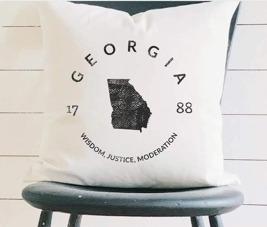 Georgia 1788 Pillow