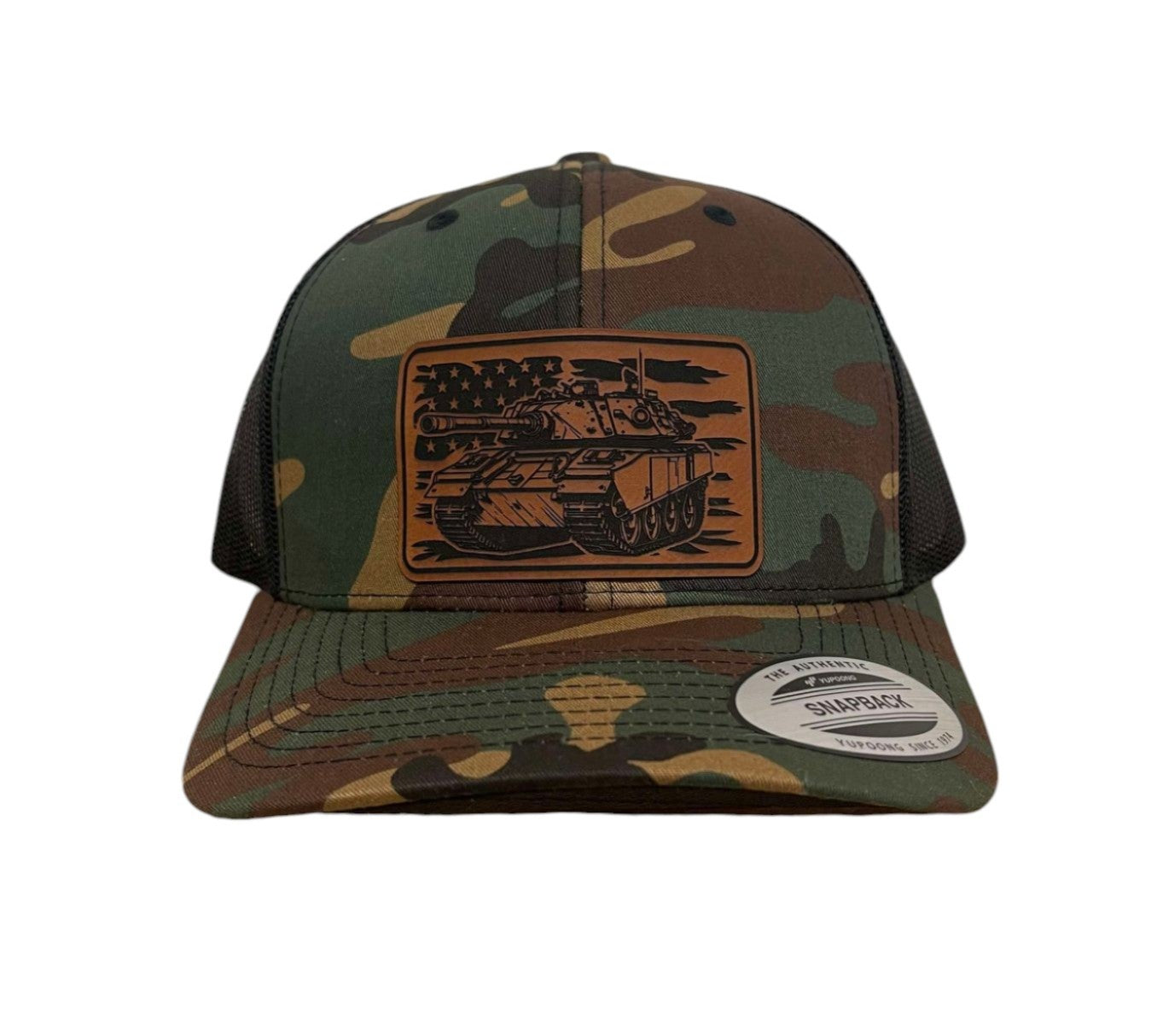 Abrams Army Tank Snapback Trucker Hat