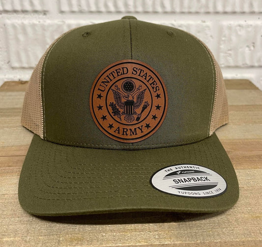 Army Branch Seal Snapback Trucker Hat