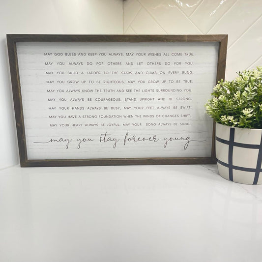 Forever Young Sign
