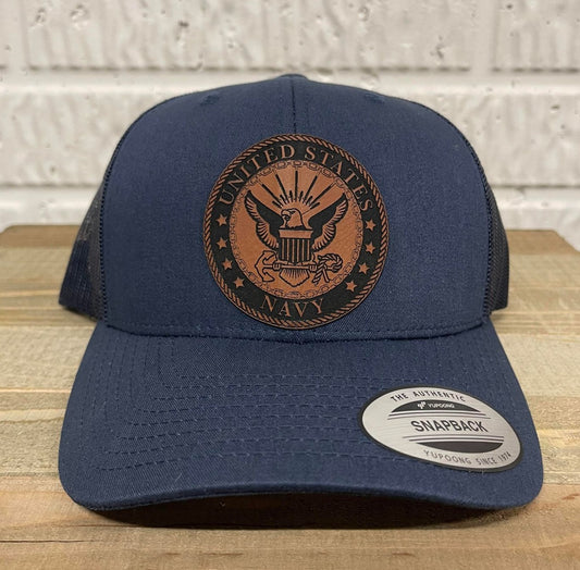 United States Navy USN Snapback Trucker Hat
