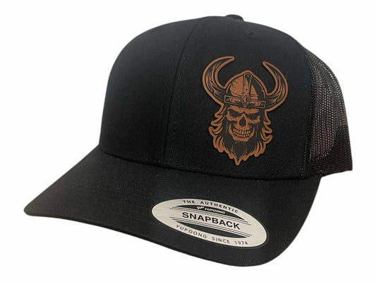 Draugr Bone Raider Viking Skeleton Warrior Snapback Trucker Hat