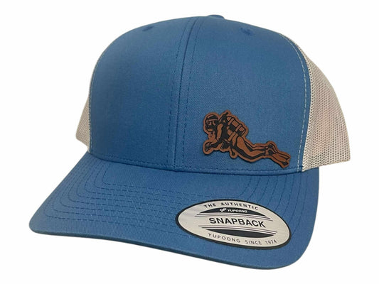 Deep Dive Scuba Diver Snapback Trucker Hat