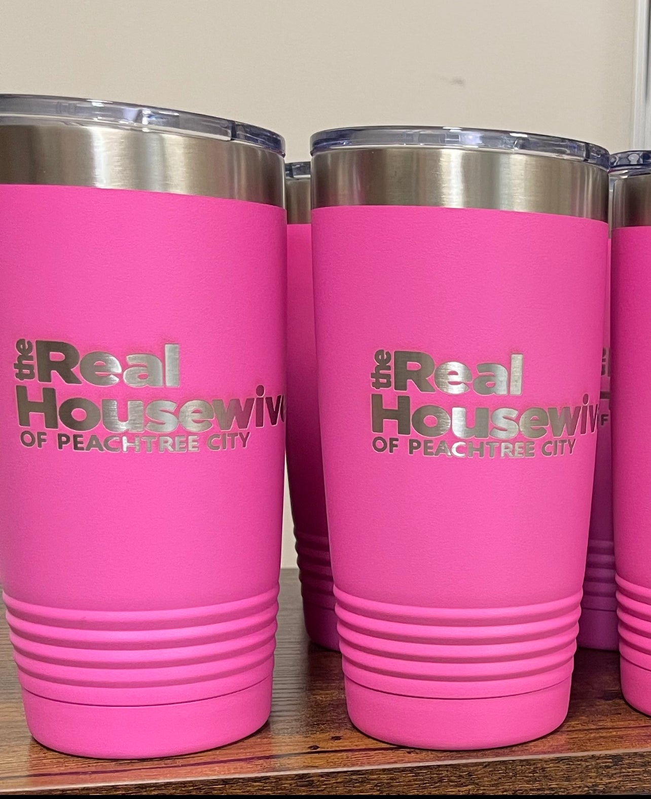 The Real Housewives Pink Tumbler