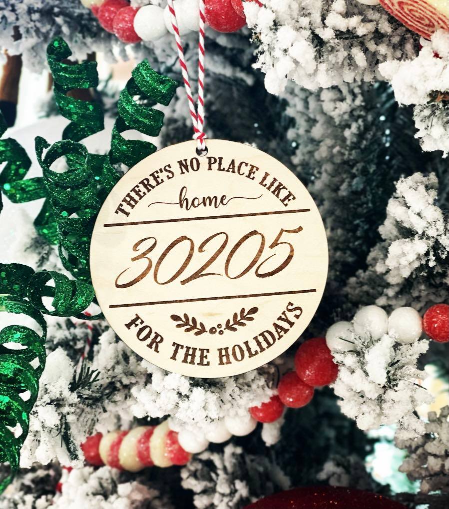 No Place Like Home Ornament - Zip Code