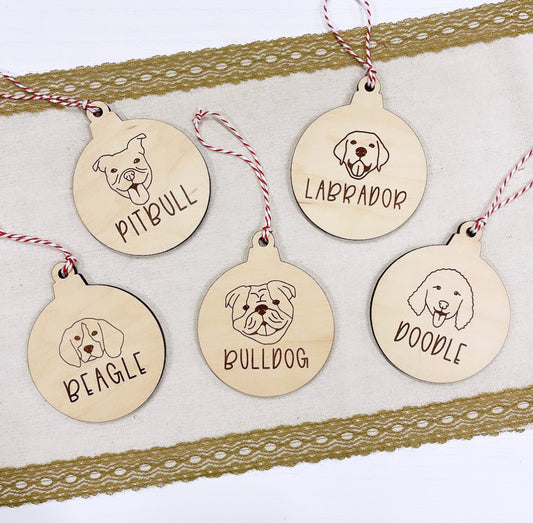 Personalized Dog Ornament