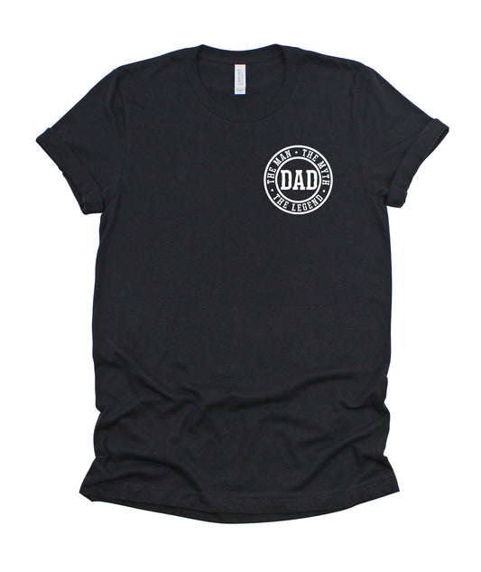 Dad The Man The Myth The Legend Father's Day Collection Bella+Canvas Premium Graphic Tee