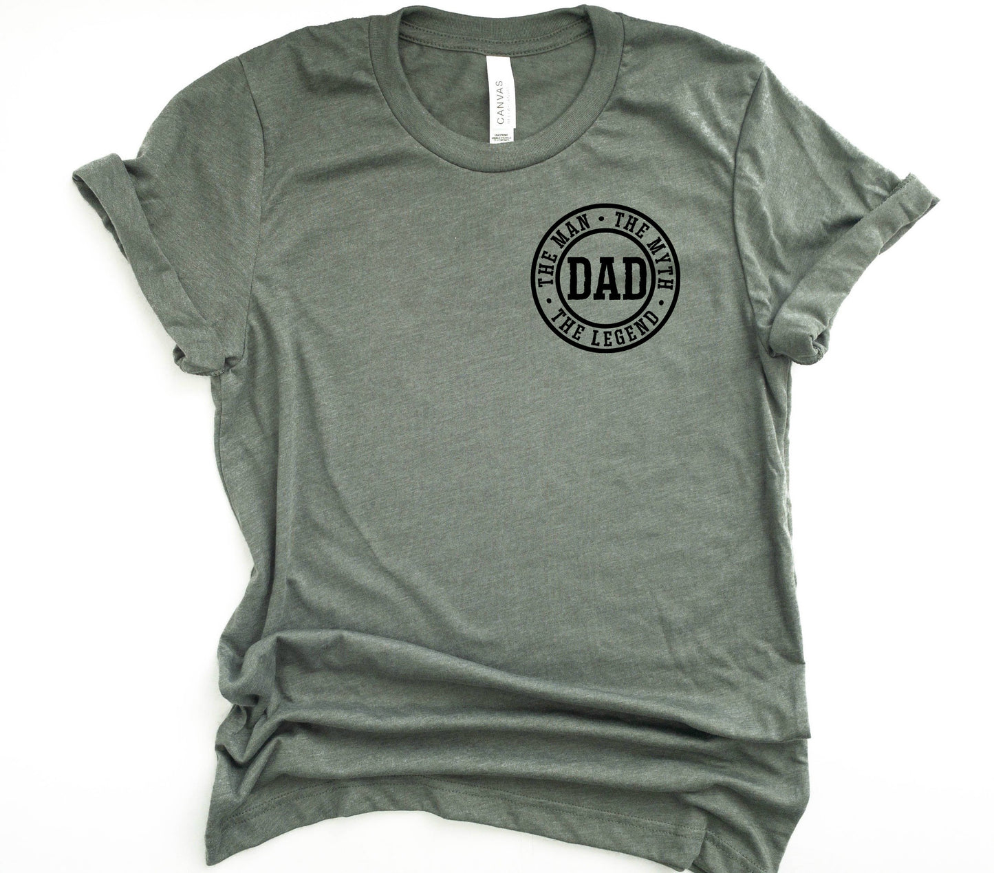 Dad The Man The Myth The Legend Father's Day Collection Bella+Canvas Premium Graphic Tee