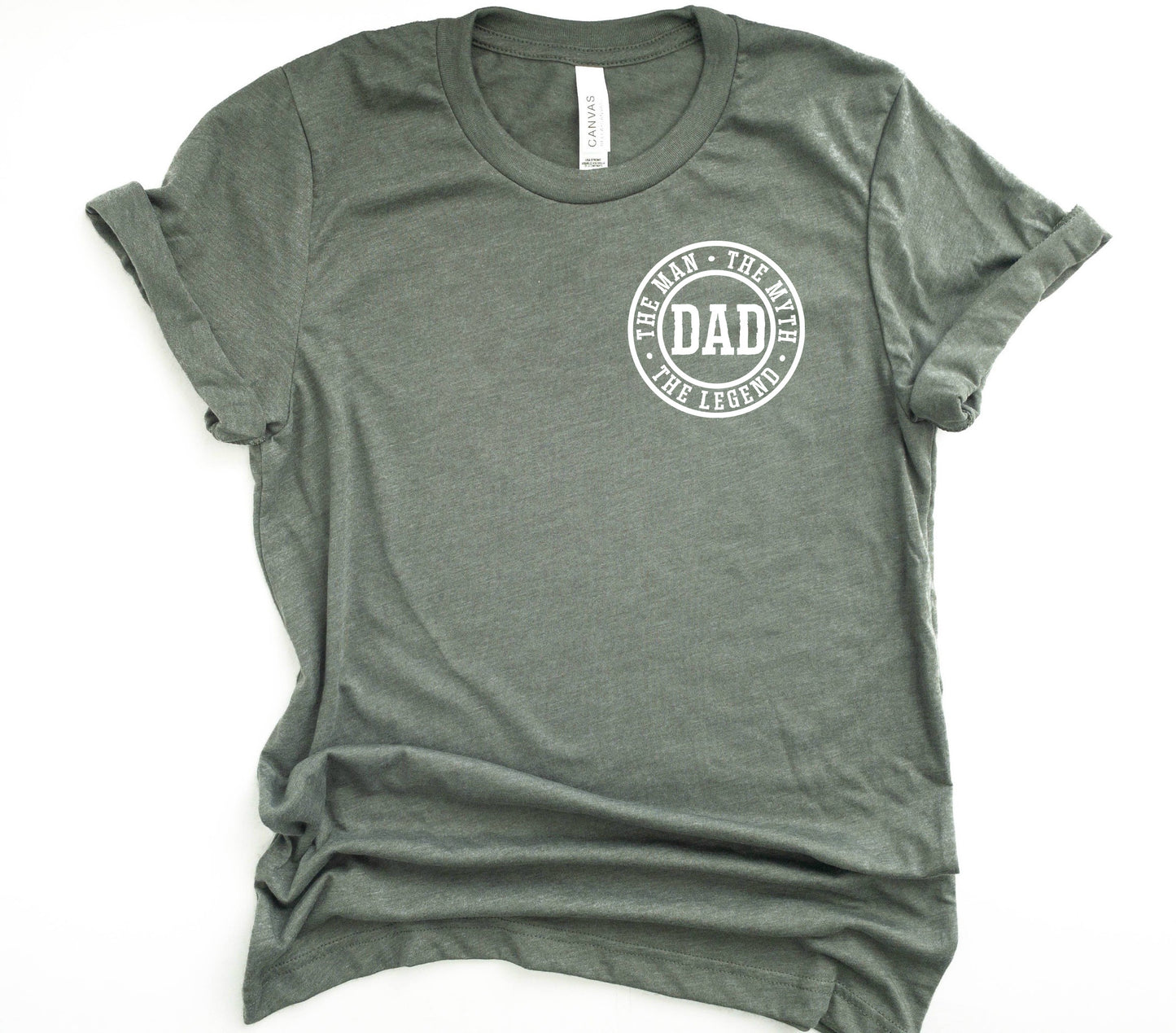 Dad The Man The Myth The Legend Father's Day Collection Bella+Canvas Premium Graphic Tee
