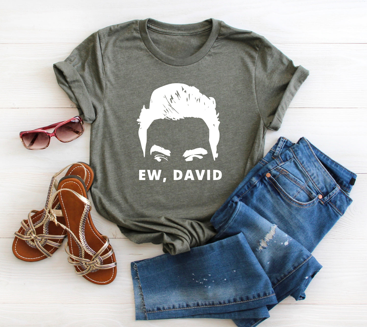 Ew, David Bella+Canvas Premium Graphic Tee