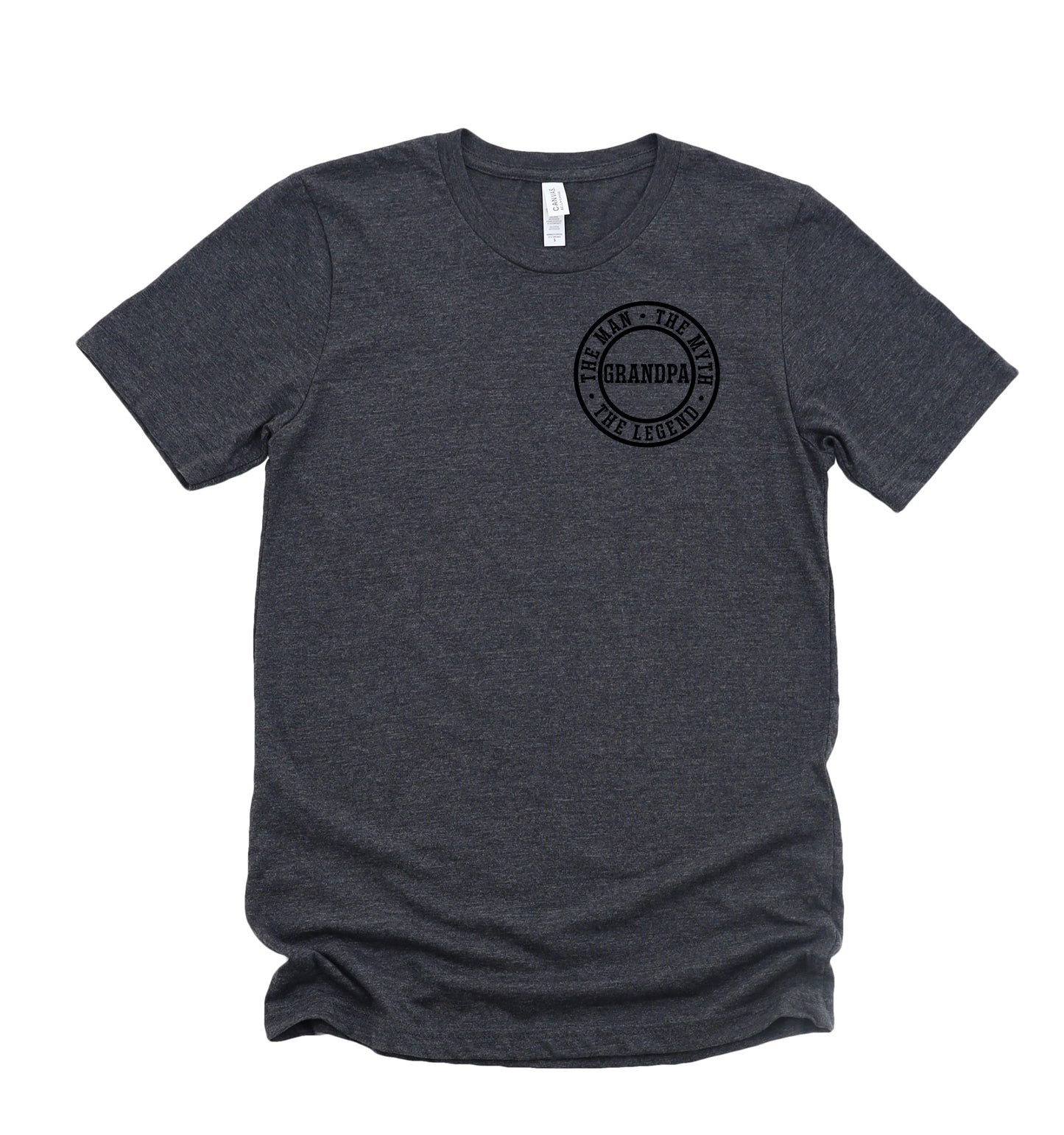 Grandpa The Man The Myth The Legend Father's Day Collection Bella+Canvas Premium Graphic Tee