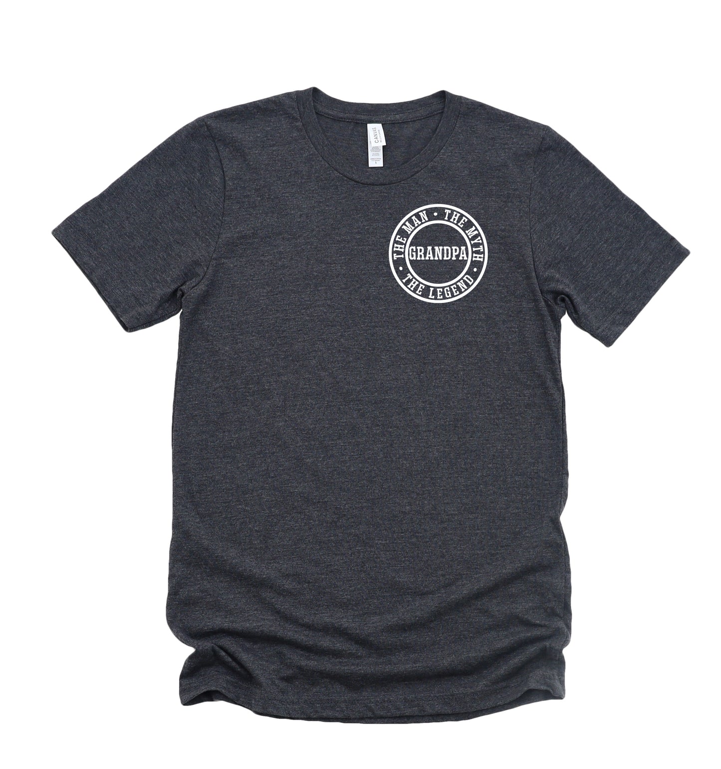 Grandpa The Man The Myth The Legend Father's Day Collection Bella+Canvas Premium Graphic Tee
