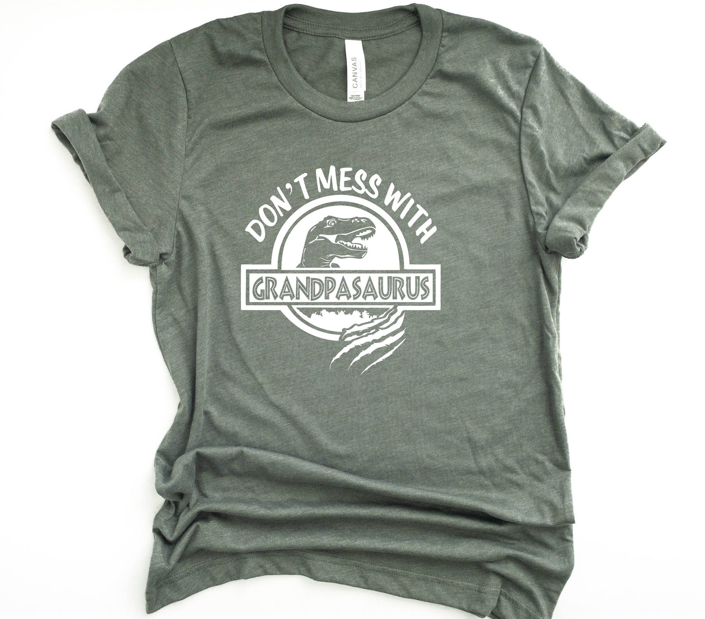 Grandpasaurus Father's Day Collection - Bella+Canvas Premium Graphic Tee