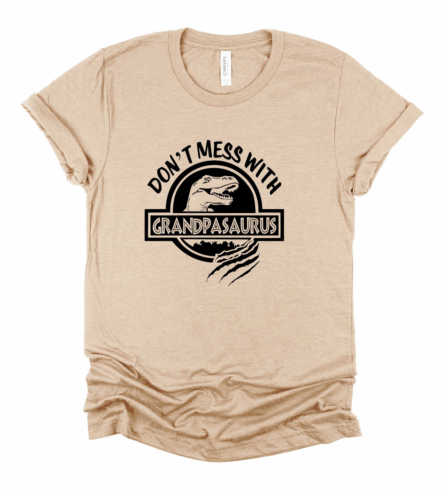 Grandpasaurus Father's Day Collection - Bella+Canvas Premium Graphic Tee