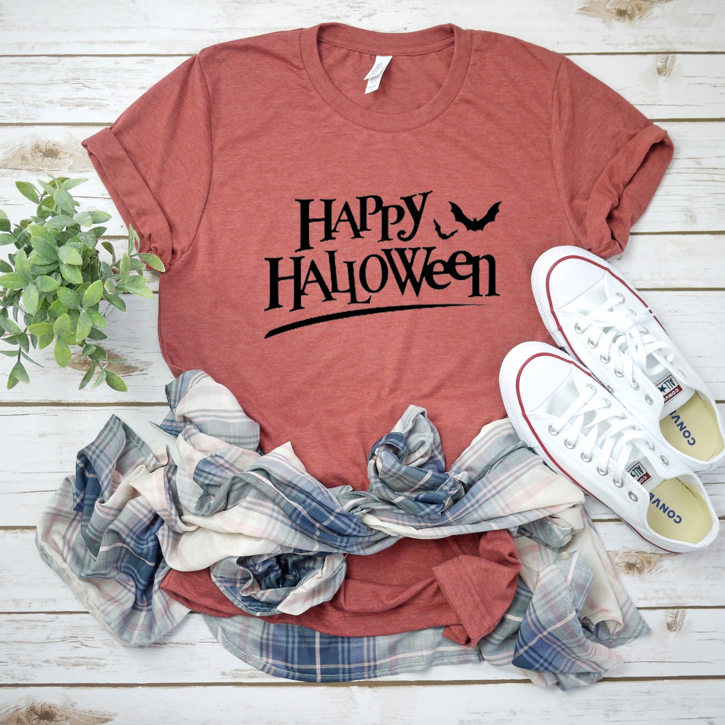 Happy Halloween Halloween Collection Bella+Canvas Premium Graphic Tee