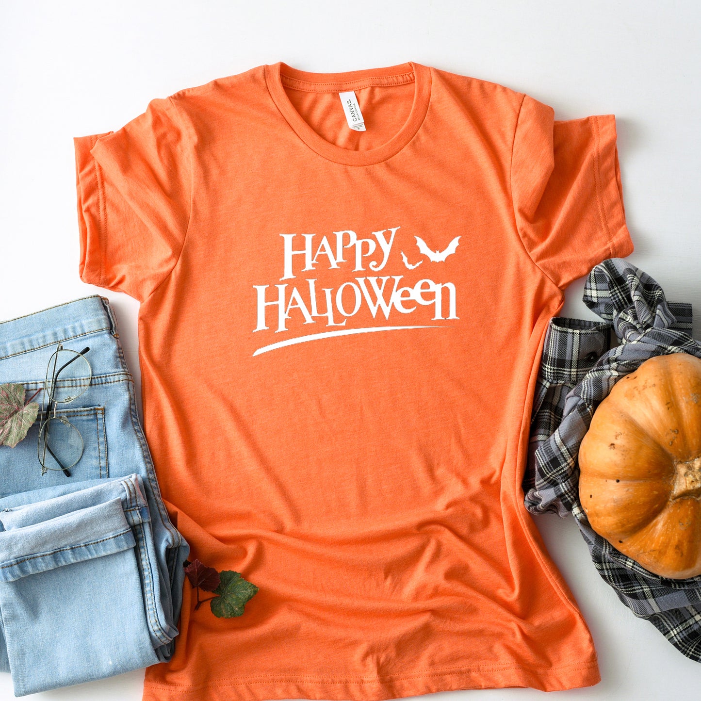 Happy Halloween Halloween Collection Bella+Canvas Premium Graphic Tee