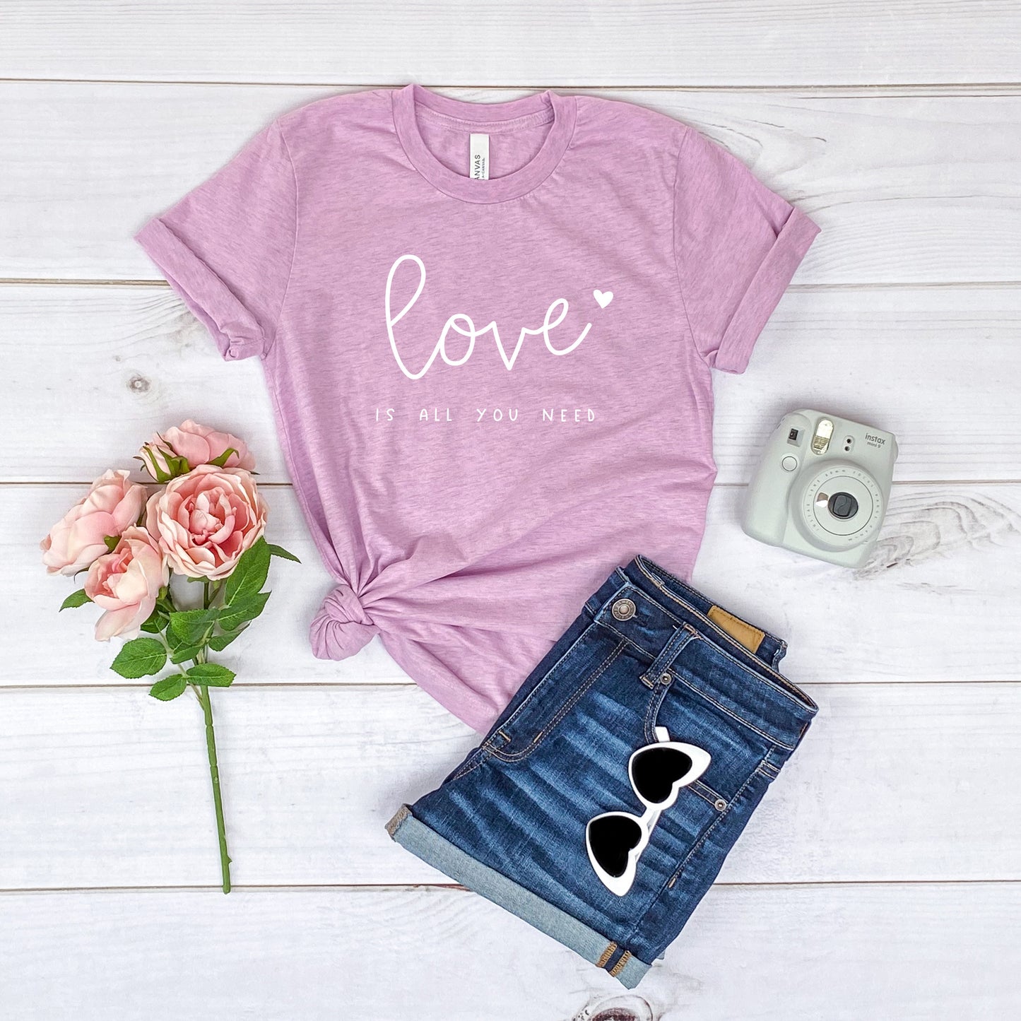 Love is All You Need Bella+Canvas Premium Graphic Tee