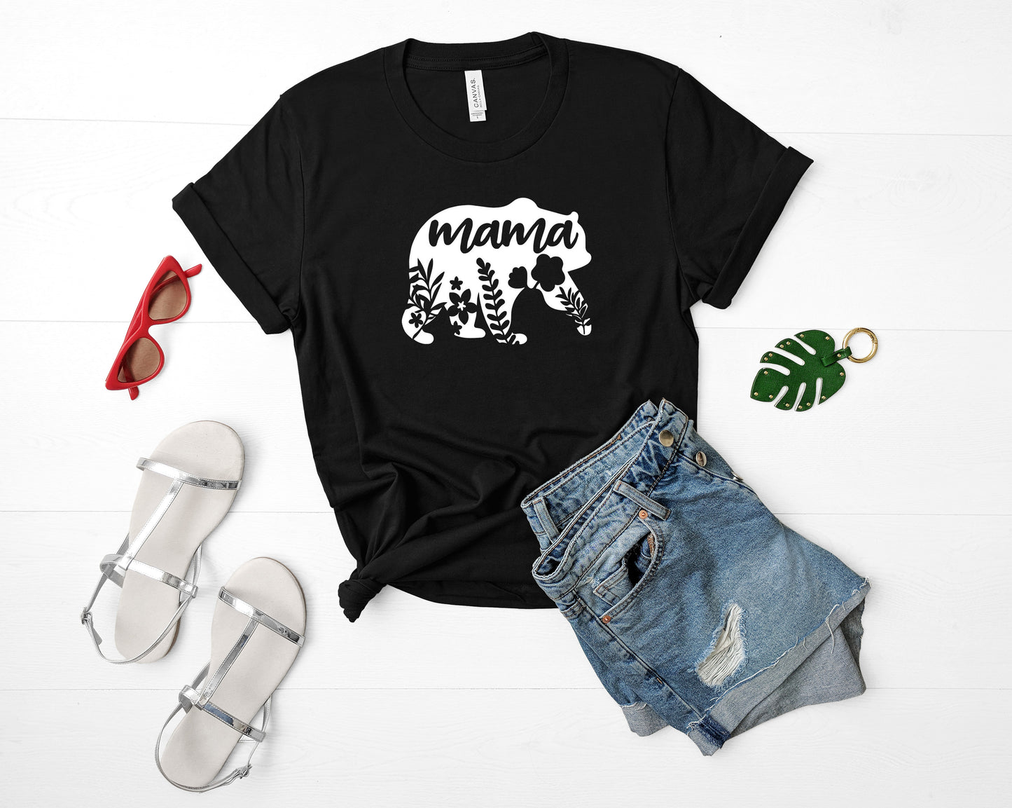 Mama Bear Bella+Canvas Premium Graphic Tee