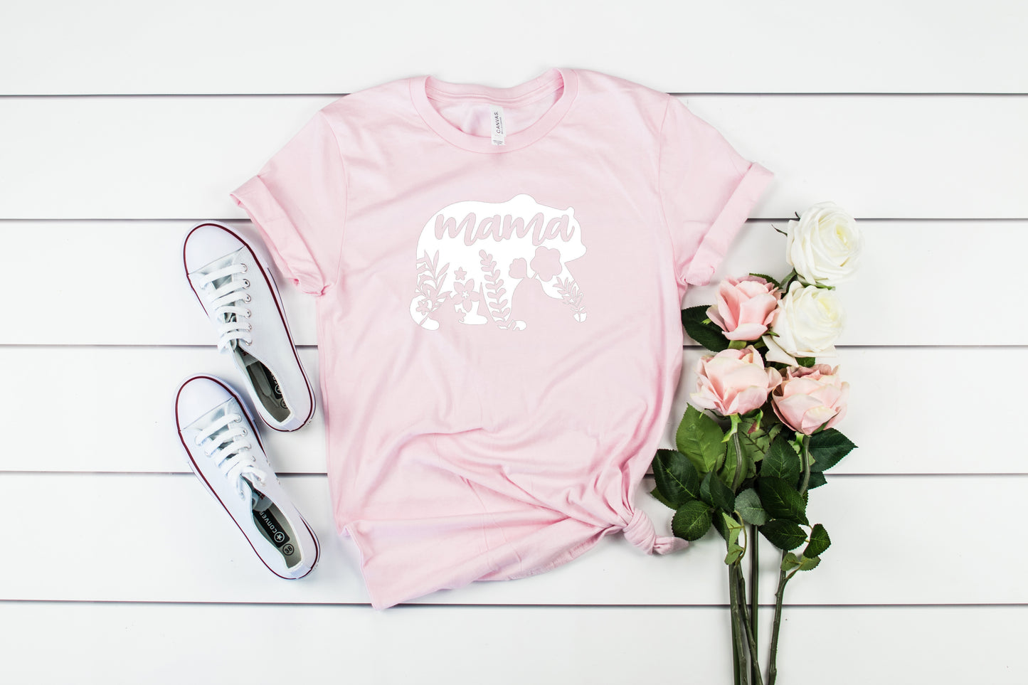 Mama Bear Bella+Canvas Premium Graphic Tee
