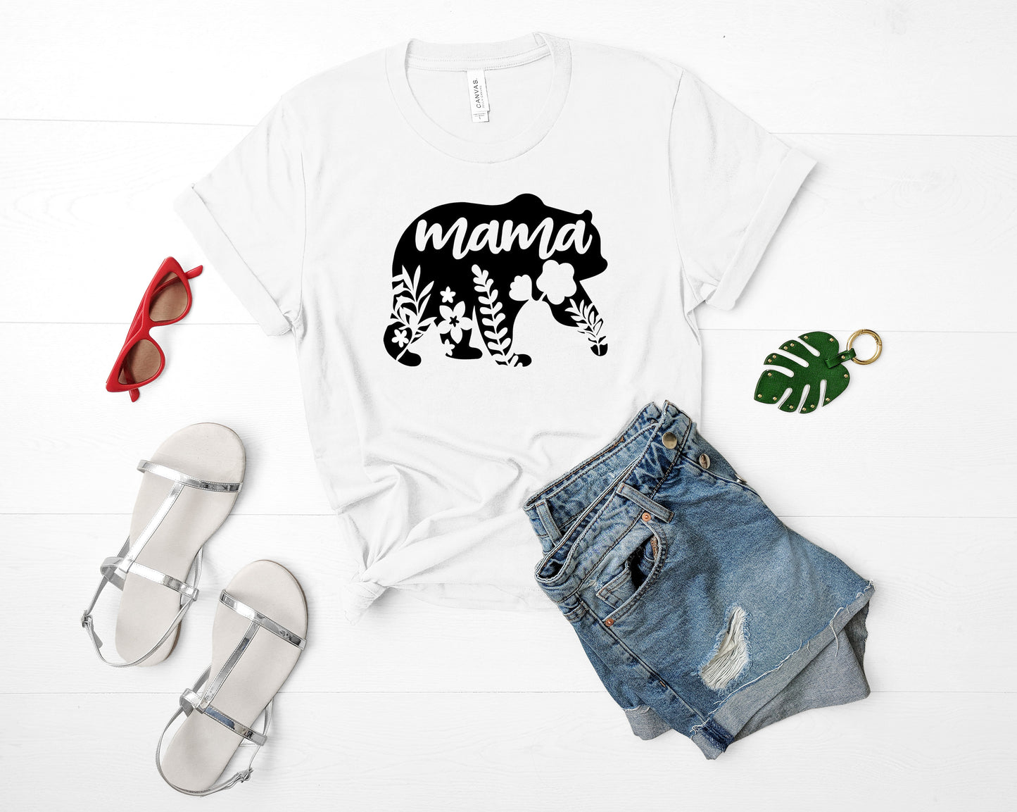 Mama Bear Bella+Canvas Premium Graphic Tee