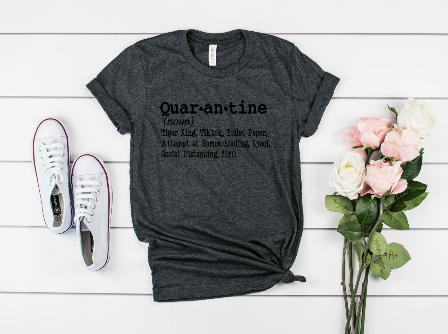 Quarantine 2020 Bella+Canvas Premium Graphic Tee