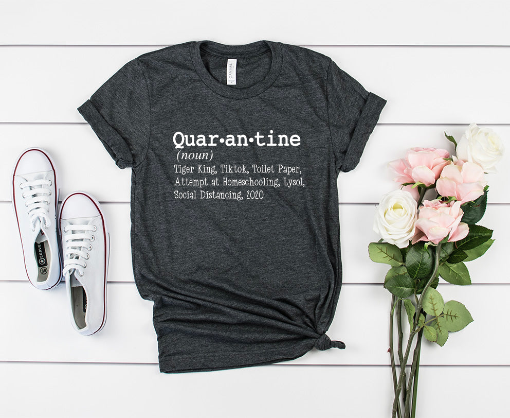 Quarantine 2020 Bella+Canvas Premium Graphic Tee
