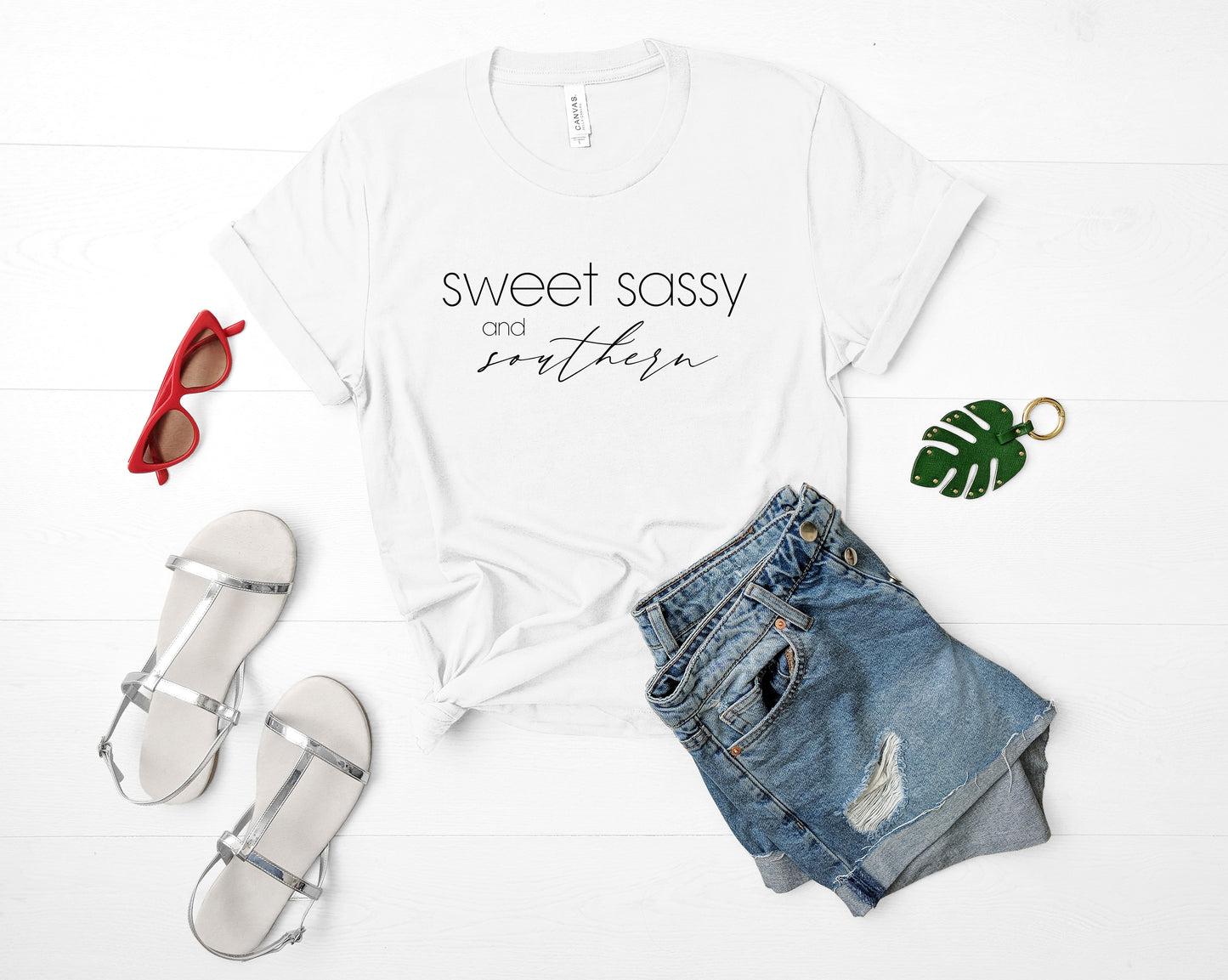 Sweet Sassy and Southern Bella+Canvas Premium Graphic Tee