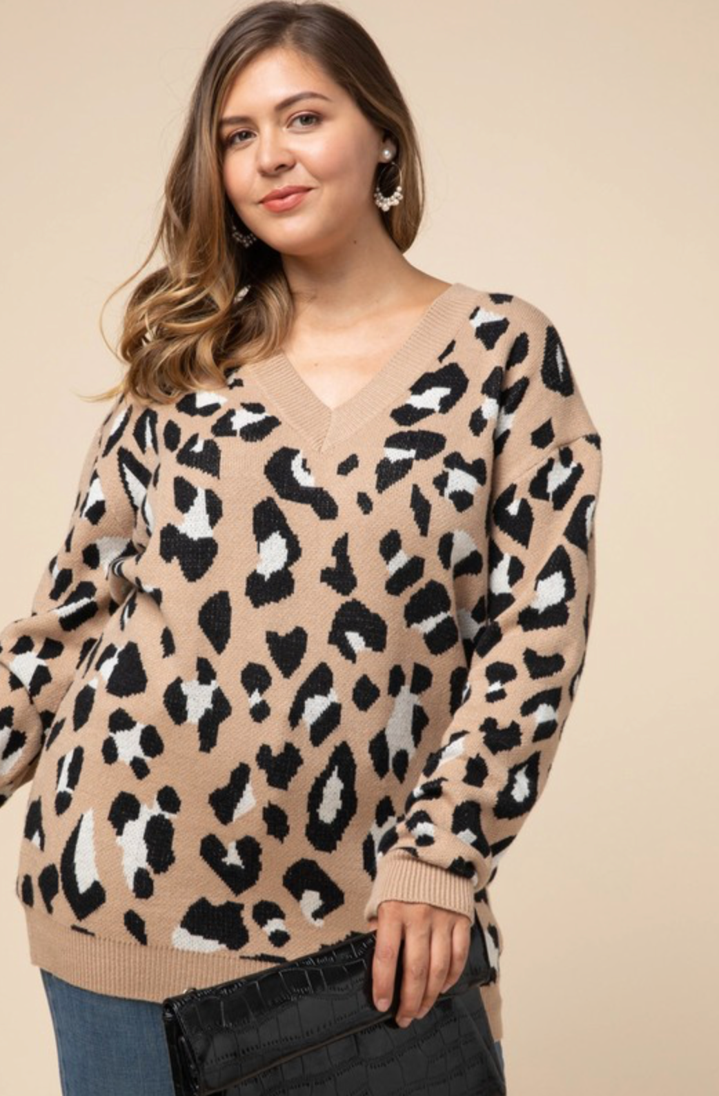 Leopard Sweater - Curvy